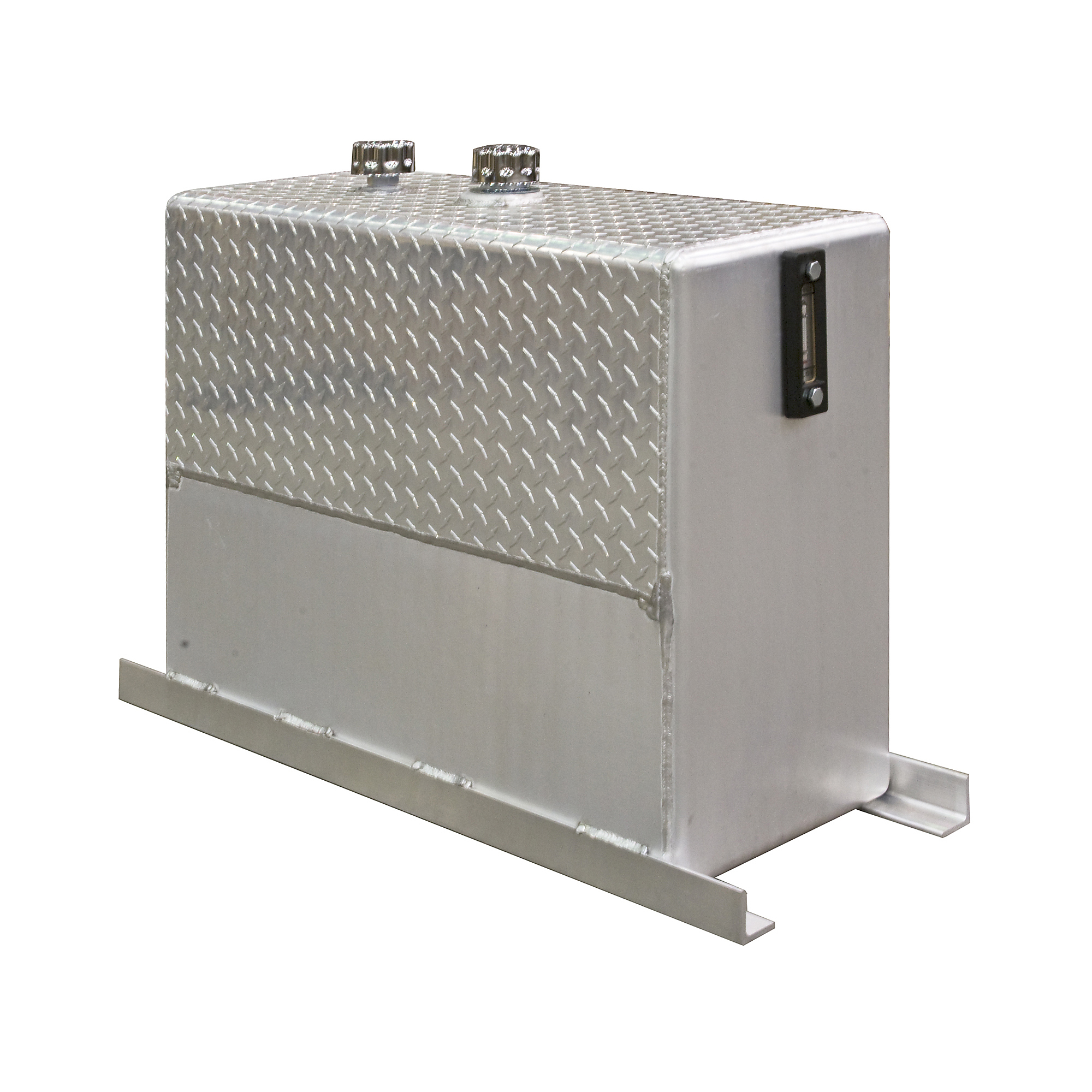 Buyers Products, Reservoir,Hydraulic,50Gal, Uprt Aluminum, Capacity 50 Gal, Suction Port Size 2 in, Return Port Size Multiple in, Model# UR50A
